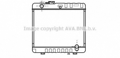AVA QUALITY COOLING ms2117 -  Радиатор, охлаждение двигателя
